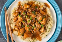 Sticky-Sweet Instant Pot Bourbon Chicken