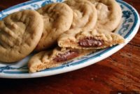Peanut Butter Cookies with a Chocolate Heart