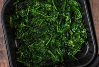 Crispy Air Fryer Spinach