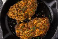 Blue Cheese Crowned Steak