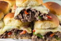 Philly Cheesesteak Poppers