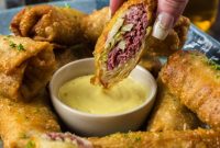 Reuben Egg Rolls