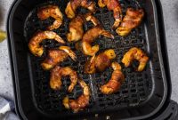 Crispy Air Fryer Bacon-Wrapped Shrimp