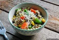Quick Beef and Ramen Skillet