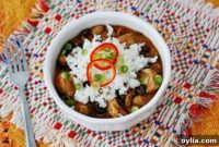 Hearty Three Bean Salsa Chicken with Rice