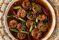Sweet and Savory Mongolian Shrimp