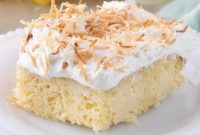Tropical Coconut Poke Delight