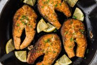 Succulent Salmon Steaks