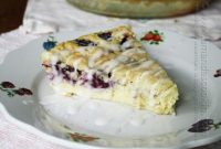 Creamy Blackberry Coconut Impossible Pie