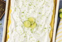 Zesty Key Lime Slab Pie
