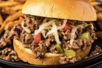 The Ultimate Philly Cheesesteak Sloppy Joes