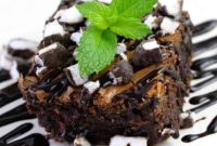 Peppermint Creme Brownies