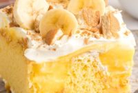 Banana Pudding Poke Cake