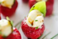 Creamy Brie Strawberry Bites