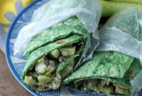 Vibrant Mediterranean Vegetable Wrap