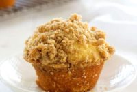 Golden Cinnamon Crumb Muffins