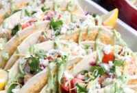 Baja Salmon Tacos