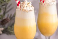 Festive Eggnog Floats