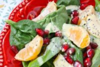 Jeweled Citrus Spinach Salad