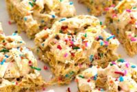 Funfetti Marshmallow Cereal Treats