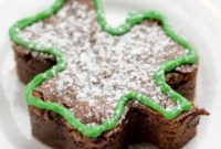 Lucky Shamrock Brownies