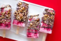 Creamy Cherry Yogurt Pops