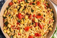 Effortless Zucchini Tomato Pasta