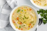 Cozy Slow Cooker Chicken and Dumplings