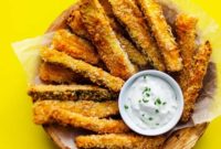 Golden Zucchini Frites