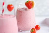 Creamy Strawberry Banana Smoothie