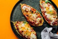 Stuffed Eggplant Parmesan Bake