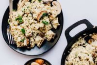 Luxurious Creamy Mushroom Risotto