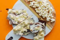 Sweet & Salty Popcorn Chocolate Bark