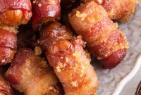 Crispy Bacon-Wrapped Sausage Bites