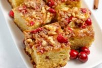 Cranberry Streusel Coffee Cake
