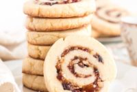 Zesty Cranberry Orange Pinwheel Cookies