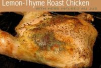 Lemon-Thyme Roast Chicken with Jus