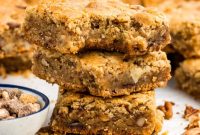Golden Brown Butter Toffee Blondies