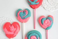 Valentine’s Play Dough Cookie Pop Delights