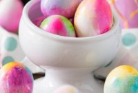 Vibrant Tie Dye Easter Eggs
