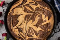 Irresistible Peanut Butter Brownie Skillet