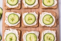 Petite Cucumber Canapés