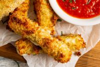 Golden Gooey Air Fryer Mozzarella