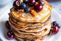Spiced Carrot Cake Pancakes