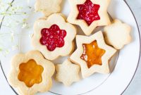 Festive Linzer Sandwich Cookies