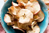 Homemade Air-Fried Apple Crisps