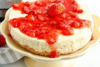 Effortless Instant Pot Strawberry Cheesecake