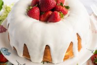 Heavenly Strawberry Bundt Cake