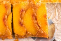 Golden Peach Upside Down Cake