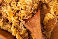 Creamy Beef Stroganoff Bake